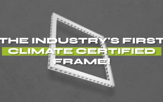 The event industry's first climate certified frame 